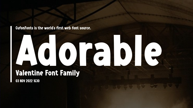 Adorable Valentine Font