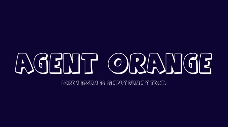 Agent Orange Font