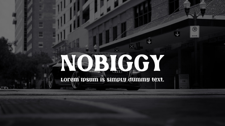 NOBIGGY Font