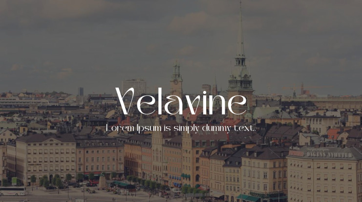 Velavine Font