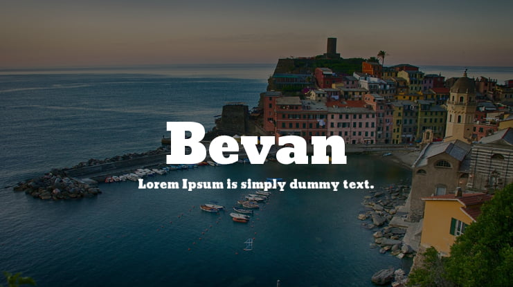 Bevan Font Family