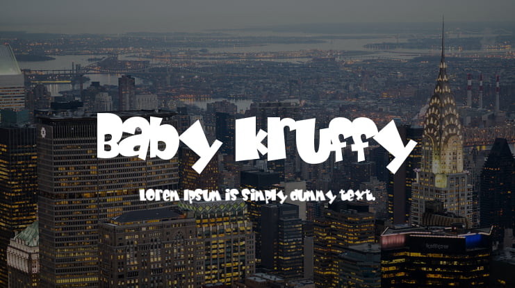 Baby Kruffy Font