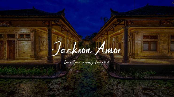 Jackson Amor Font