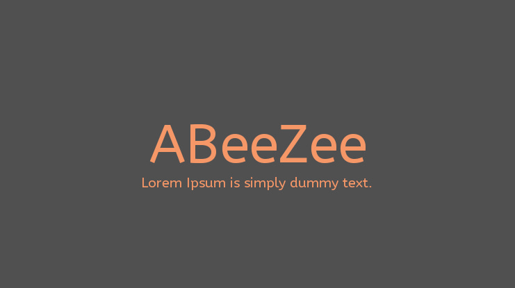 ABeeZee Font Family