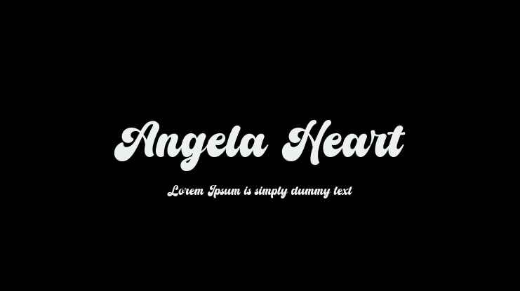 Angela Heart Font