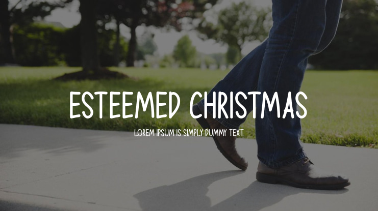 Esteemed Christmas Font