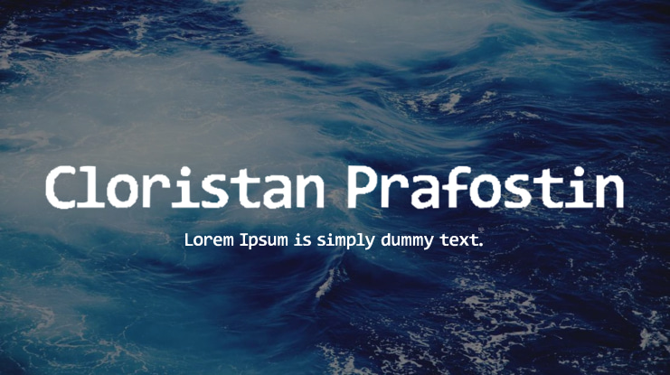 Cloristan Prafostin Font