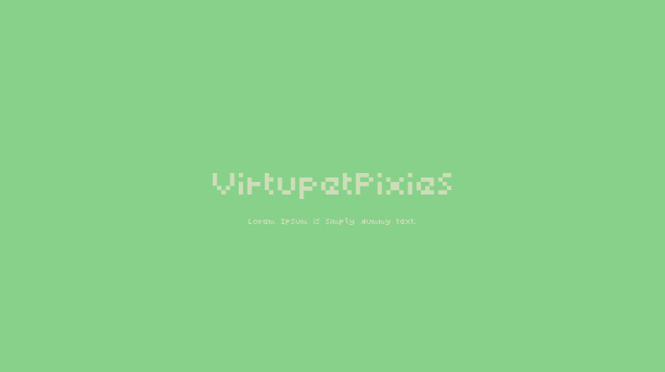 VirtupetPixies Font