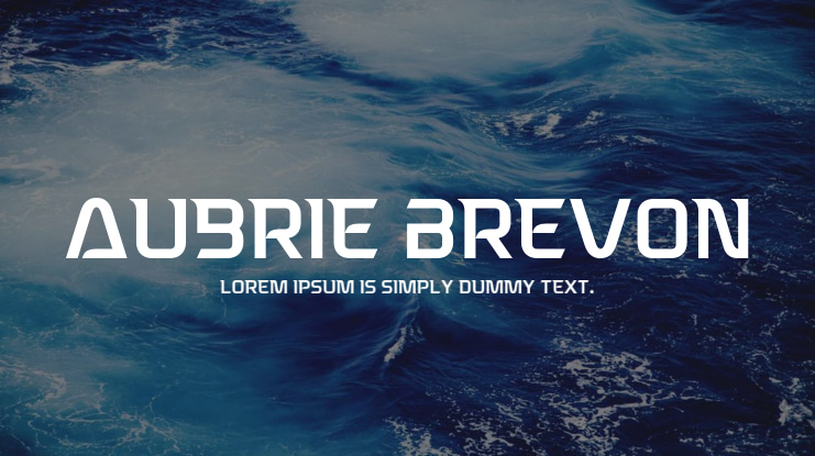 Aubrie Brevon Font