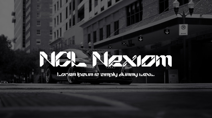 NCL Nexiom Font Family