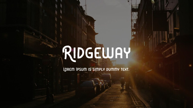 Ridgeway Font