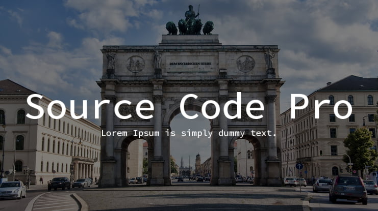 Source Code Pro Font Family