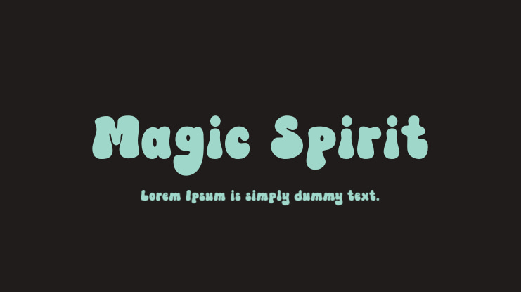 Magic Spirit Font