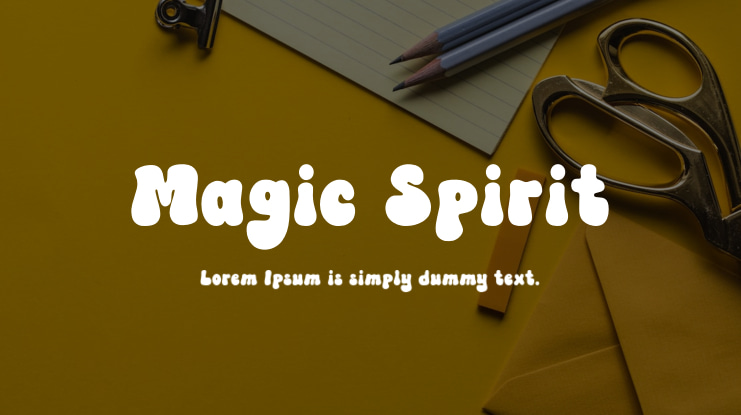 Magic Spirit Font