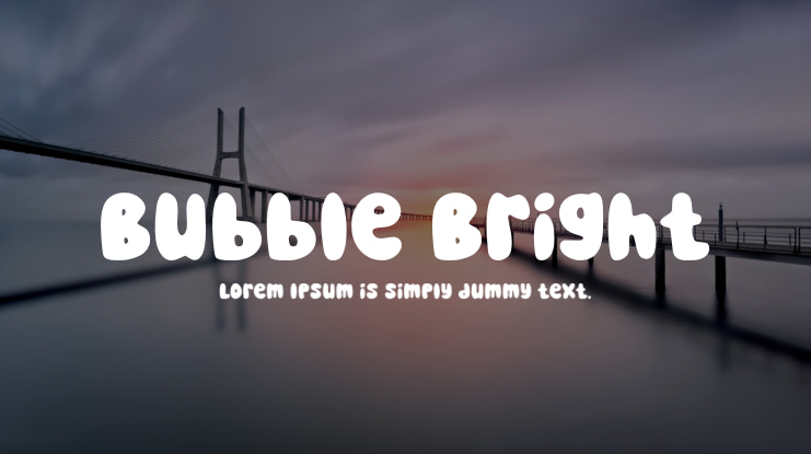 Bubble Bright Font