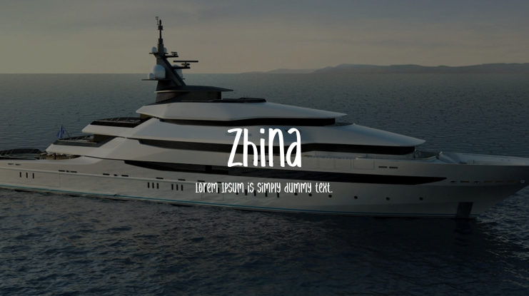 zhina Font Family