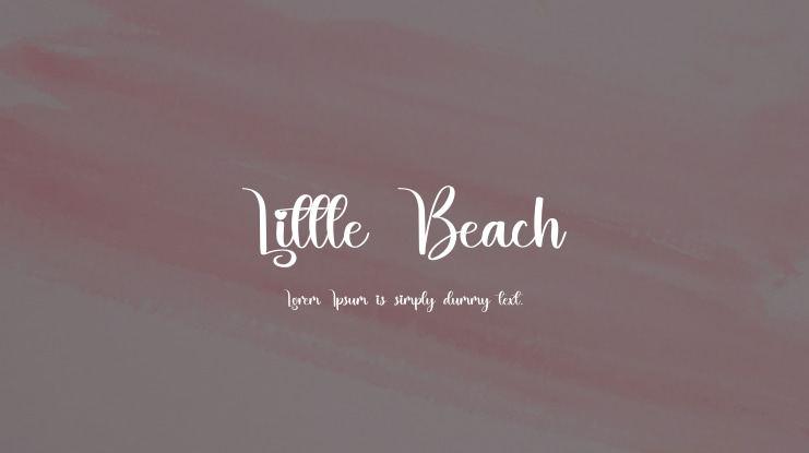 Little Beach Font