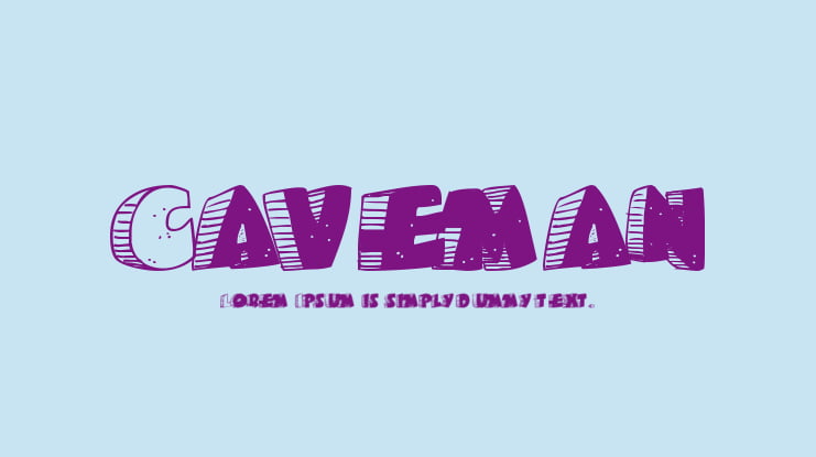 Caveman Font