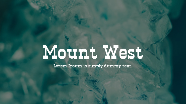 Mount West Font Family