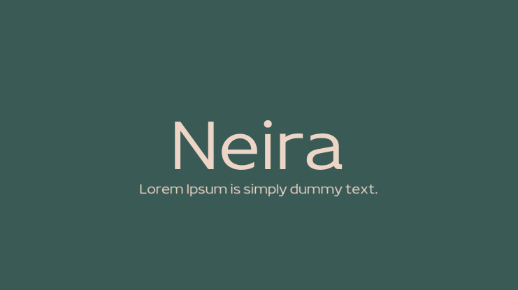 Neira Font Family