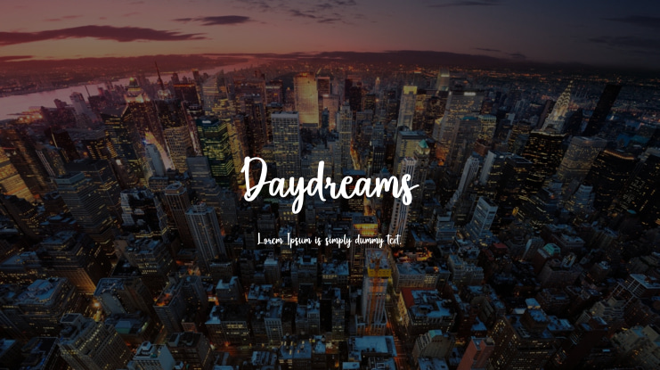 Daydreams Font