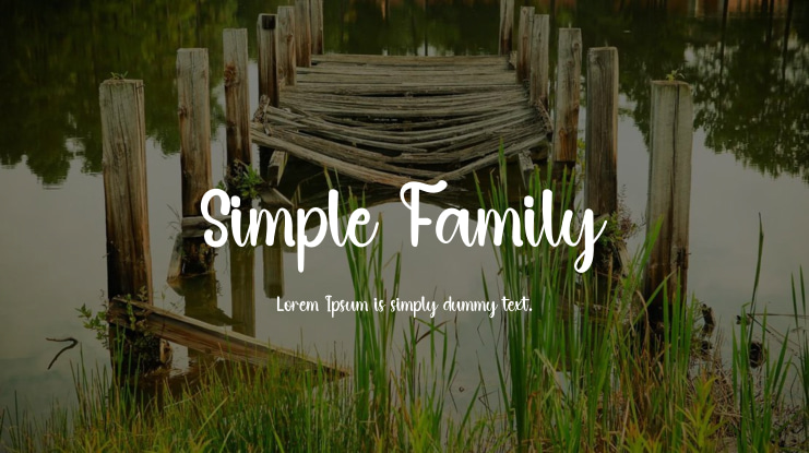 Simple Family Font