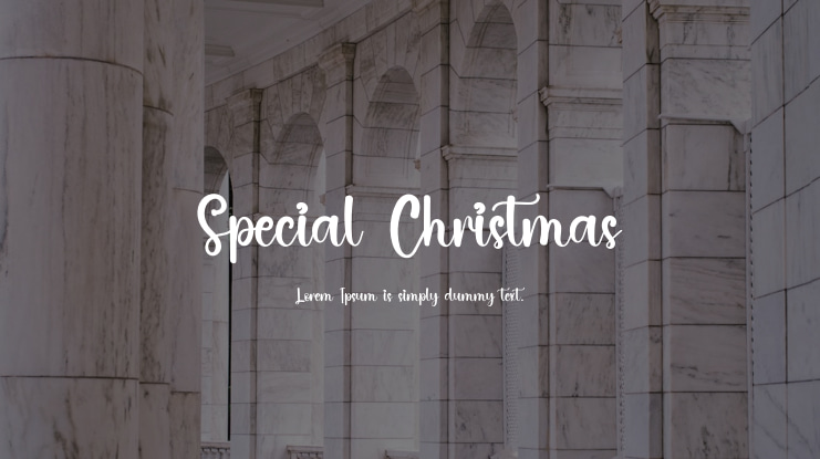 Special Christmas Font