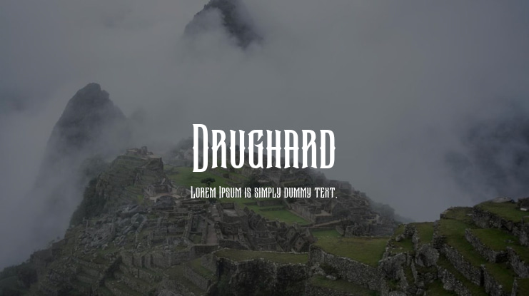 Drughard Font