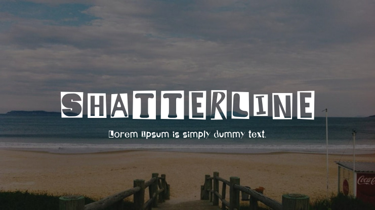 SHATTERLINE Font