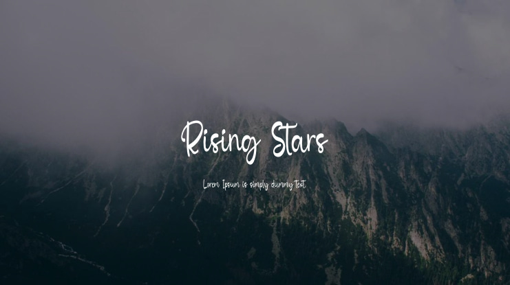Rising Stars Font