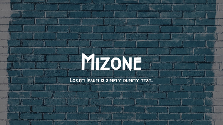 Mizone Font