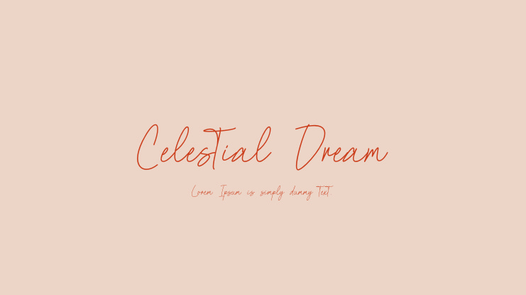 Celestial Dream Font