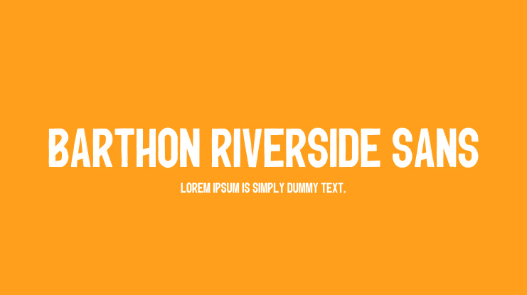Barthon Riverside sans Font Family