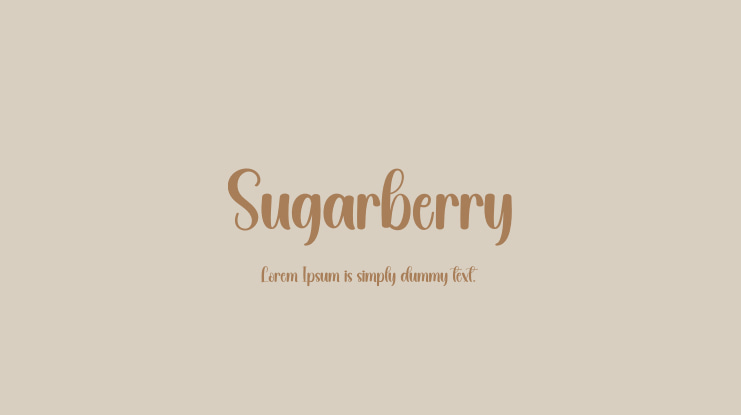 Sugarberry Font
