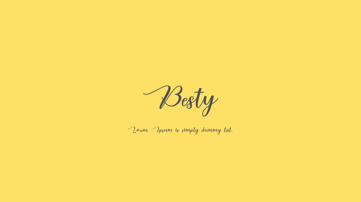 Besty Font