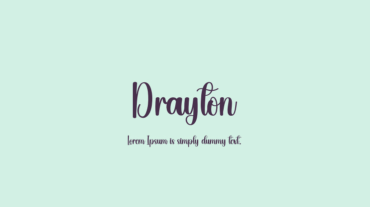 Drayton Font