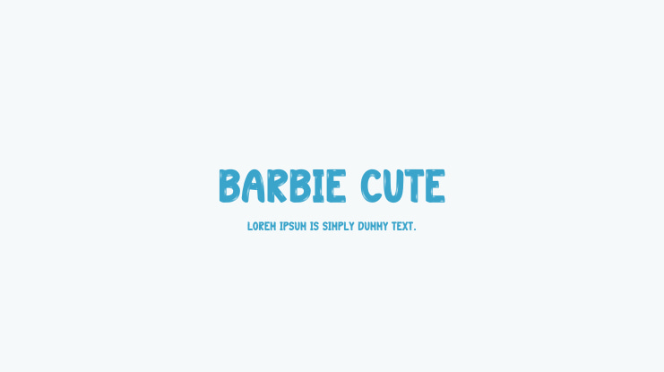 Barbie Cute Font