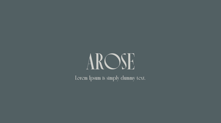 AROSE Font