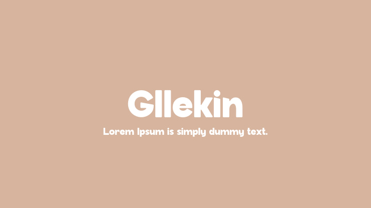 Gllekin Font