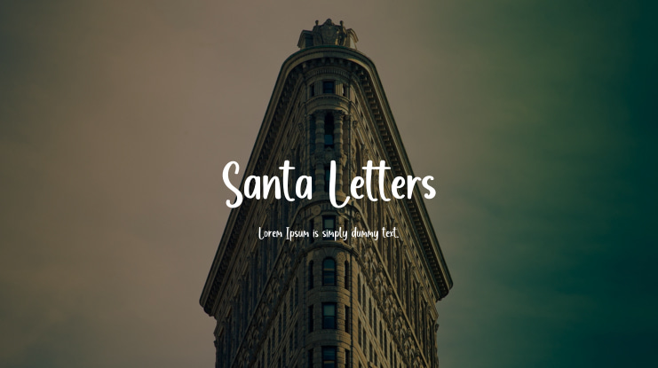 Santa Letters Font