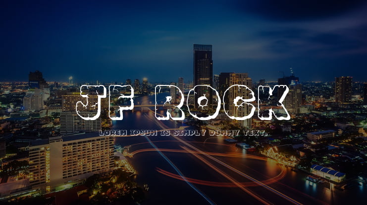 JF Rock Font Family