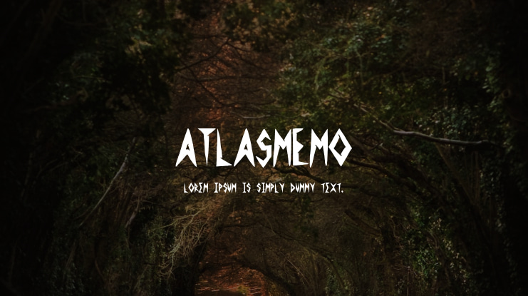 ATLASMEMO Font
