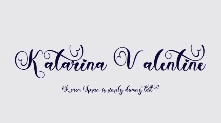 Katarina Valentine Font