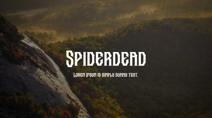 Spiderdead Font