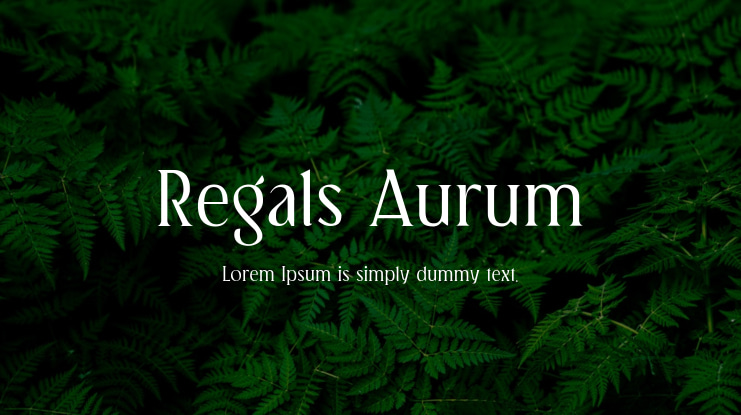 Regals Aurum Font