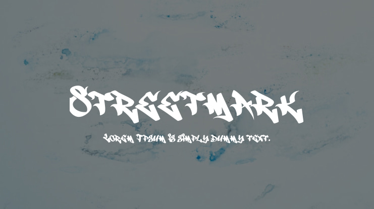 Streetmark Font Family