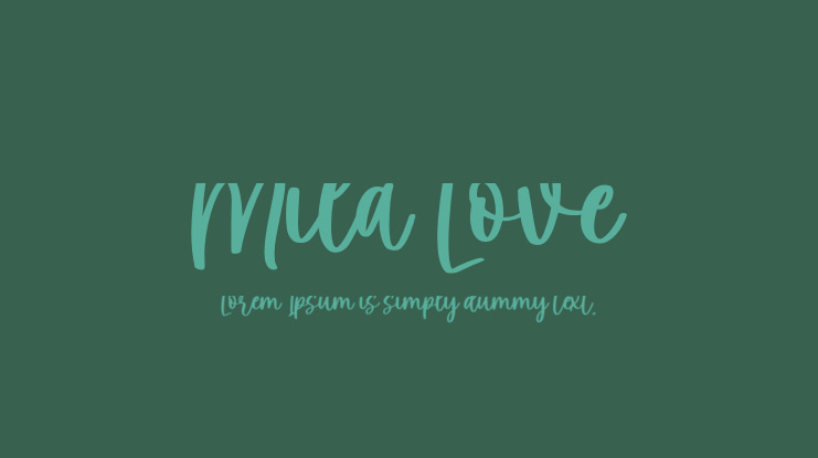Mila Love Font