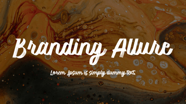 Branding Allure Font