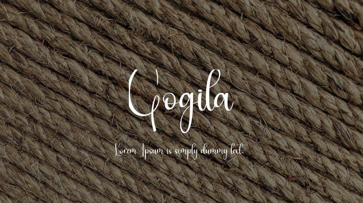 Gogila Font