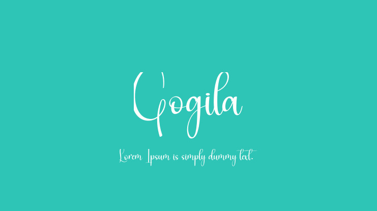 Gogila Font